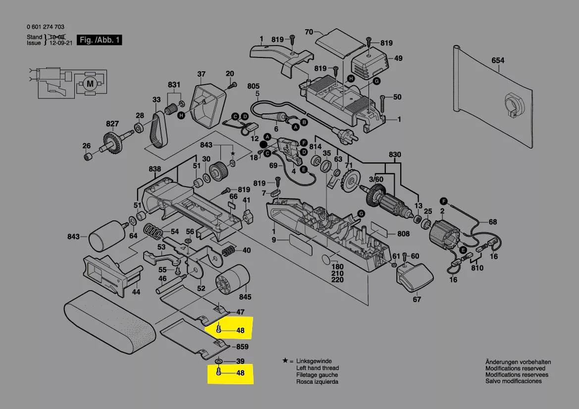 Vis tête cylindrique réf. 2 603 410 045 BOSCH